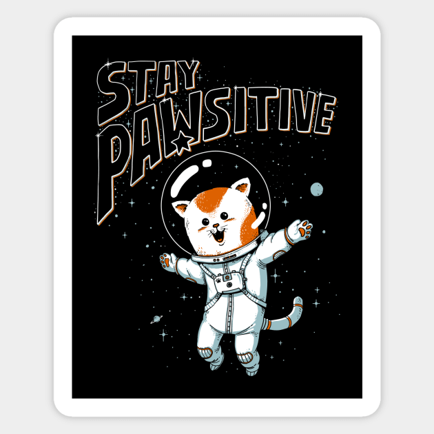 Stay Pawsitive Sticker by ES427